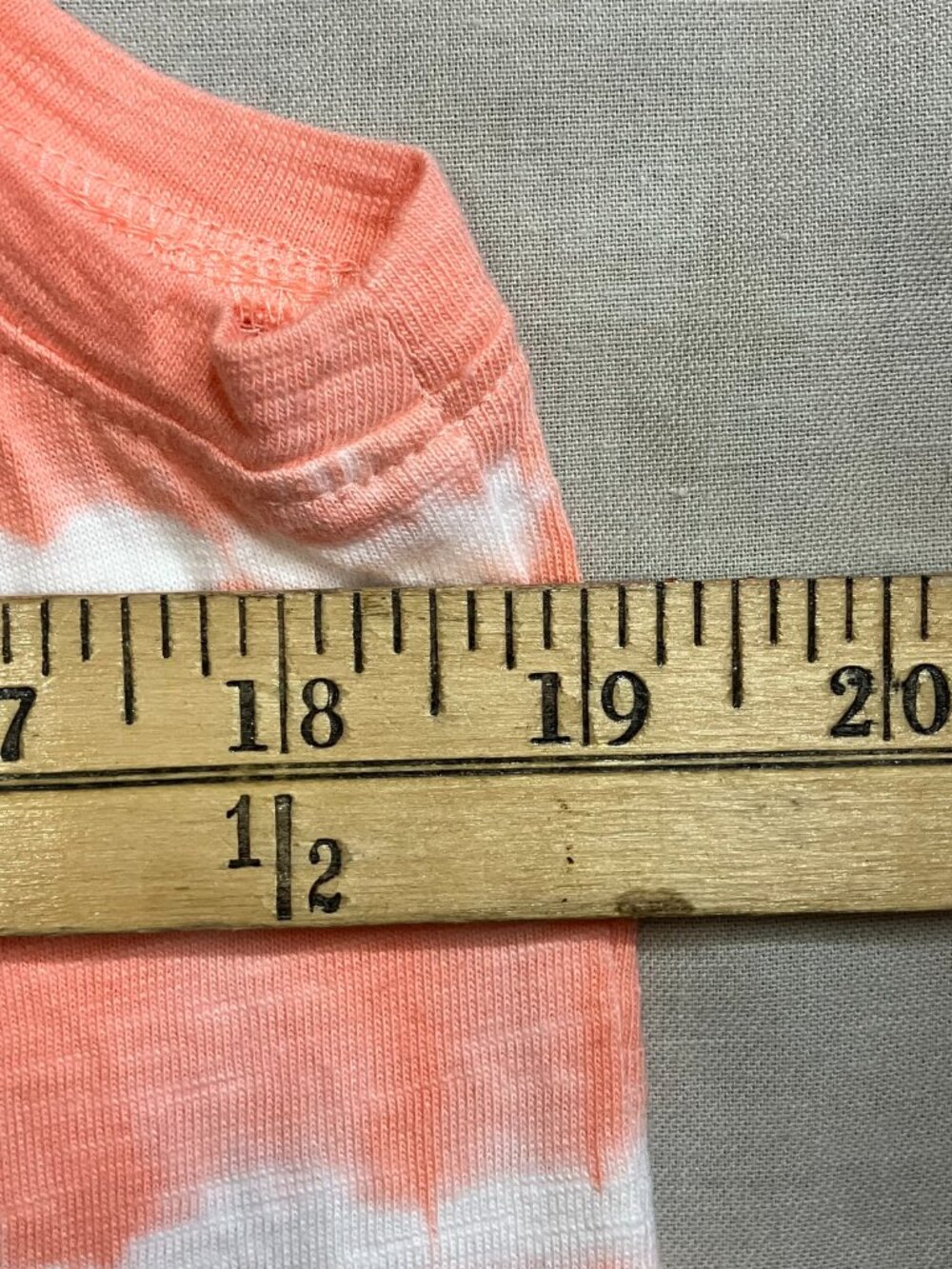 Sonoma Goods For Life Tank Dress Women’s Size M Coral Tie Dye Sleeveless Knit - Picture 7 of 8